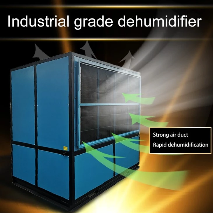 Large warehouse air moisture control dehumidifier